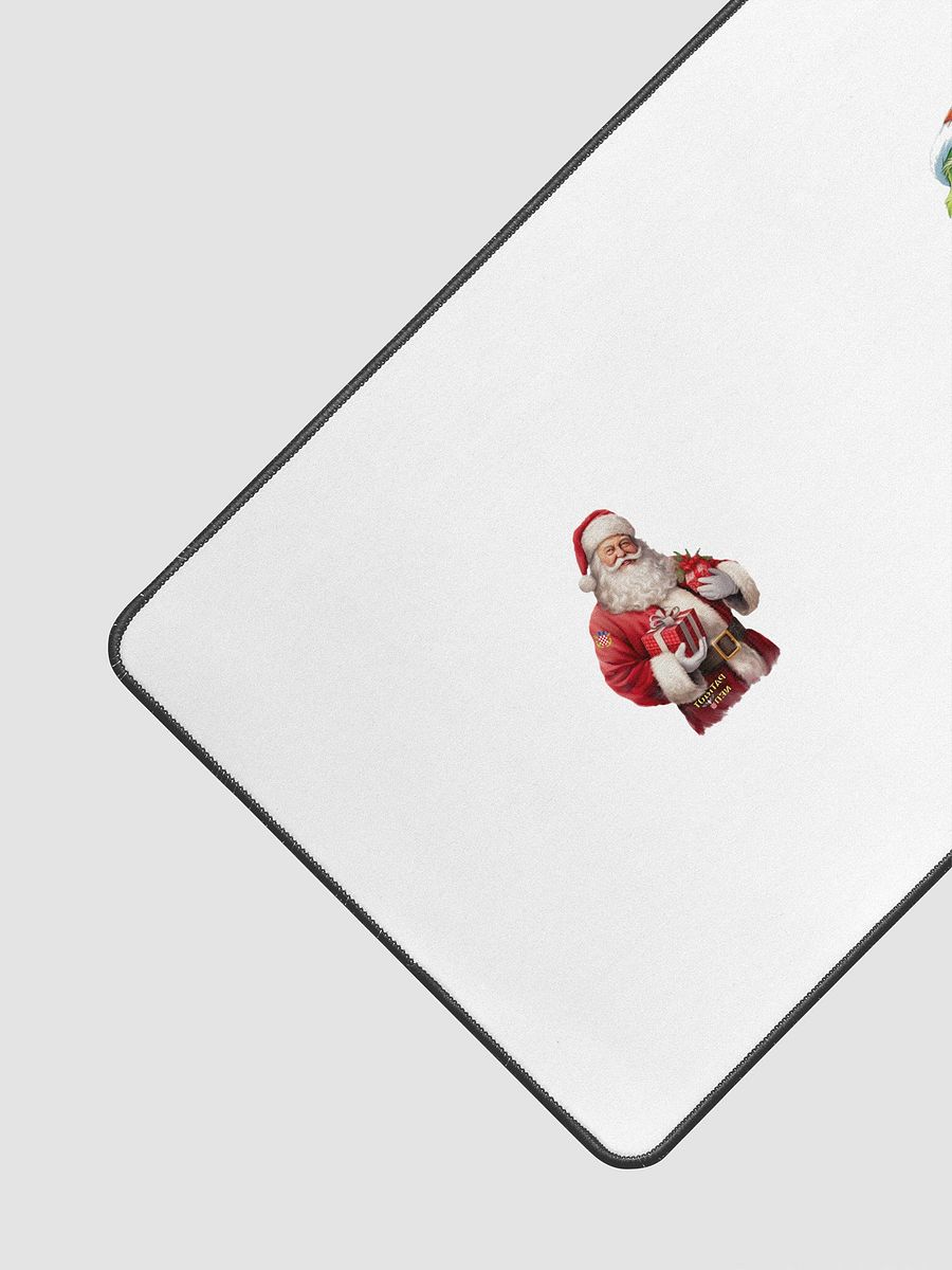 Mischievous Santa Grinch Green Desk Mat product image (3)