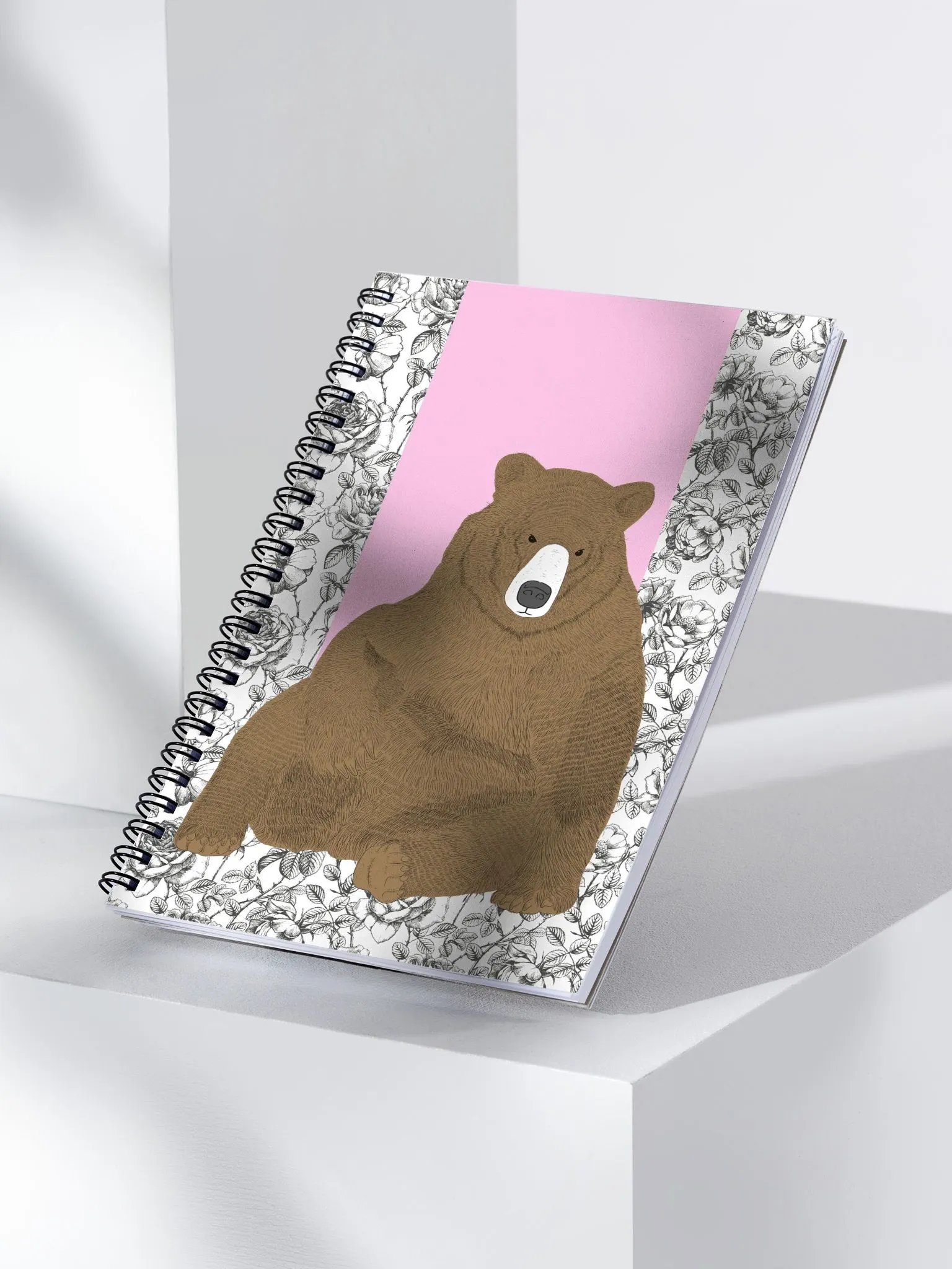 Lazy Bear Spiral Notebook product image (3)