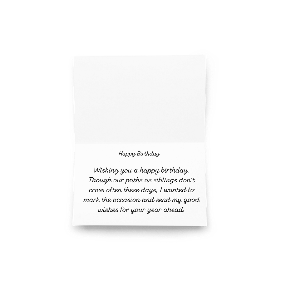Birthday card - Siblings product image (3)