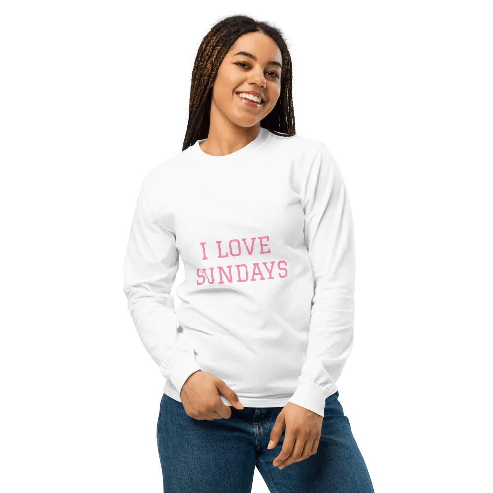 I LOVE SUNDAYS Long Sleeve Shirt product image (5)