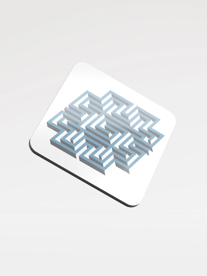 Hashtag Maze Cork Coaster product image (1)