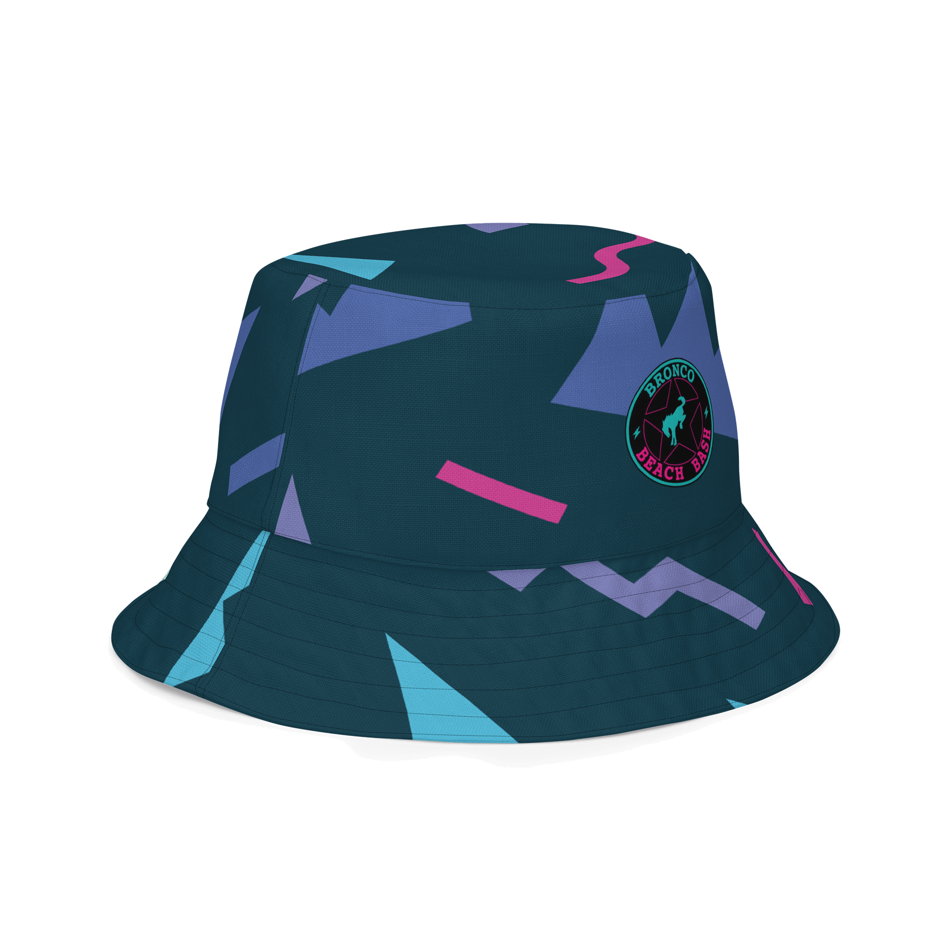 2025 Bronco Beach Bash Ocean City / Destination Bigfoot Bronco Collab | All-Over Print Reversible Retro Bucket Hat product image (5)