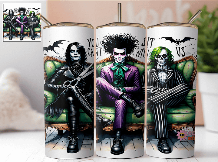 Funny Halloween Tumbler Wrap PNG product image (1)