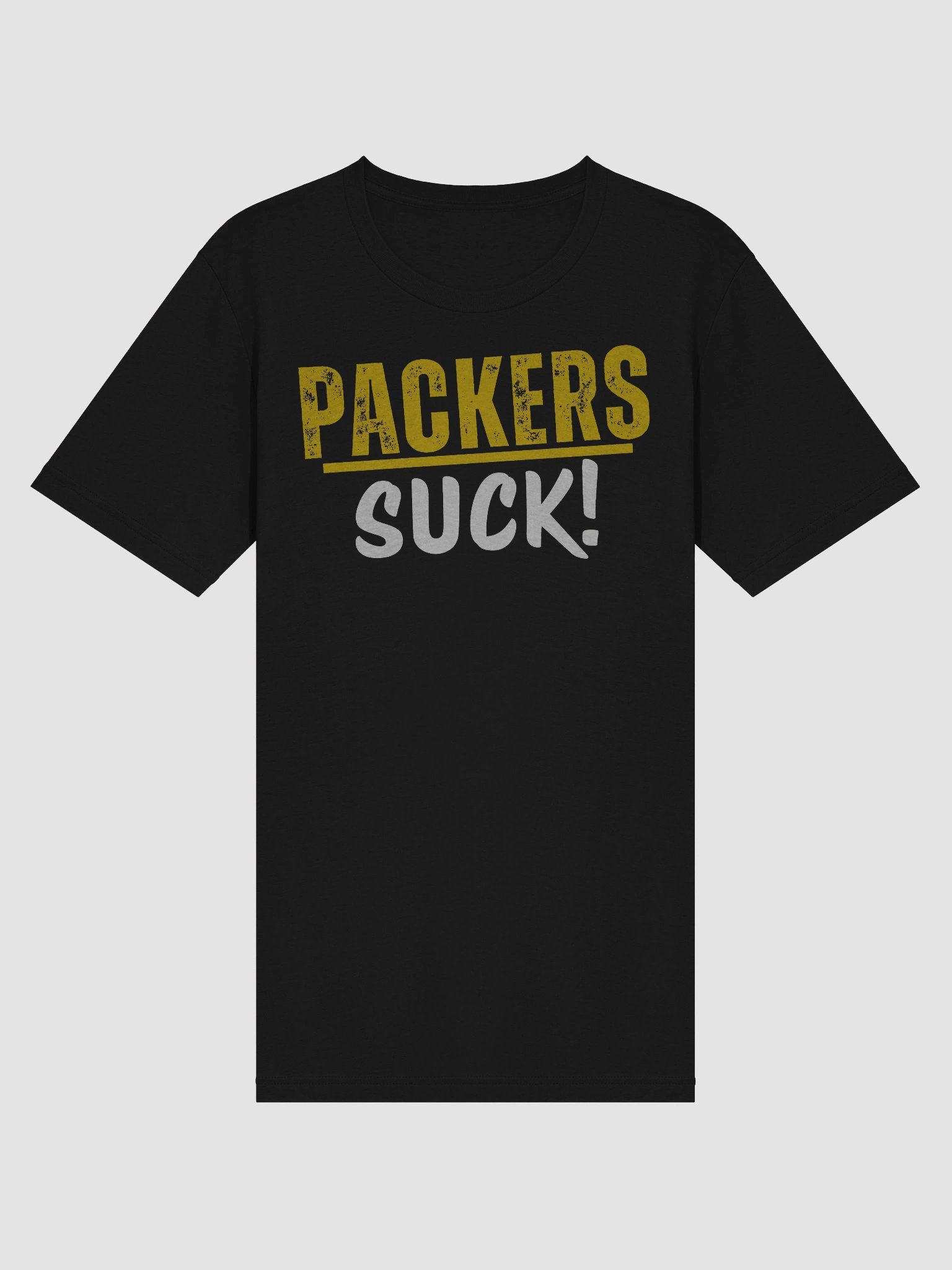 Packers Suck Tee - Yellow product image (3)