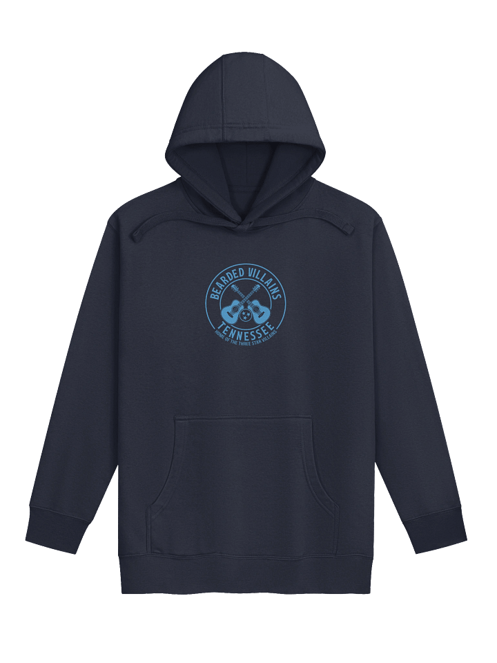 TSV “Titansteel Surge” Premium Hoodie | Titan Blue + Deep Navy | Front/Back Print product image (4)
