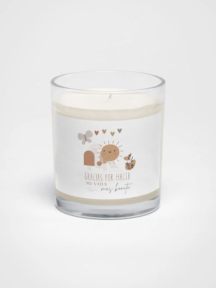 Boho Gracias por hacer mi vida más bonita Design Candle product image (1)