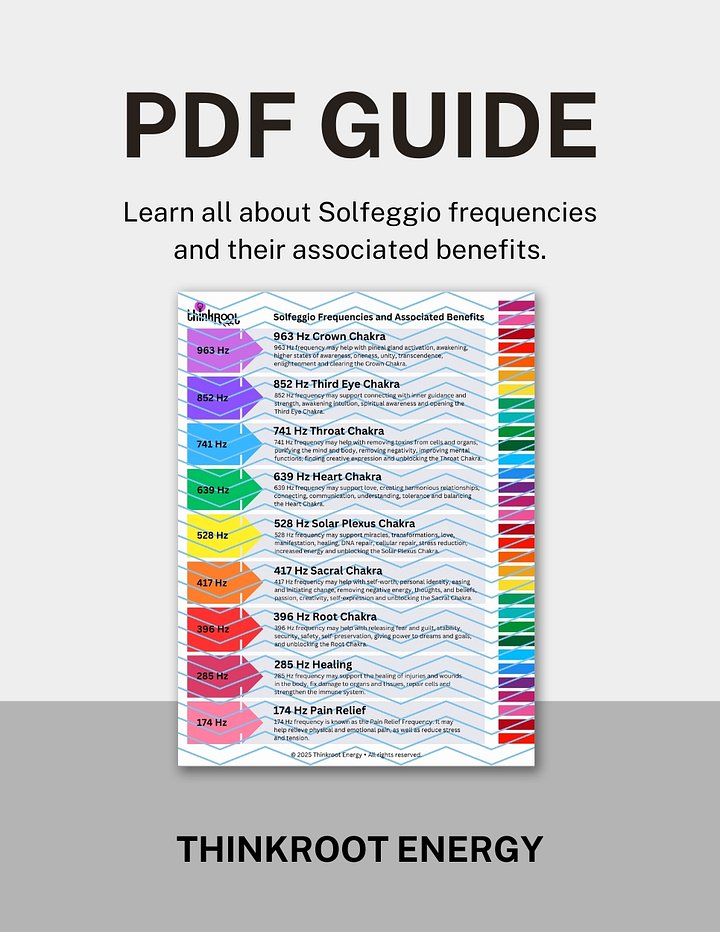 Guide | Solfeggio Frequencies and Benefits product image (1)