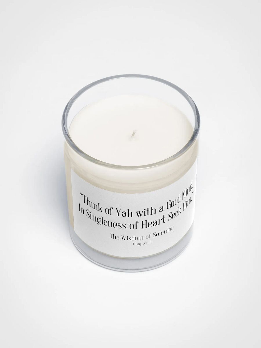 Wisdom of Solomon Unscented Soy Candle product image (3)