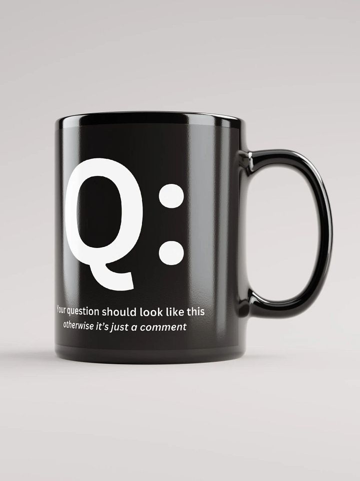 Black Mr. Moderator Ceramic Mug for Righties product image (1)