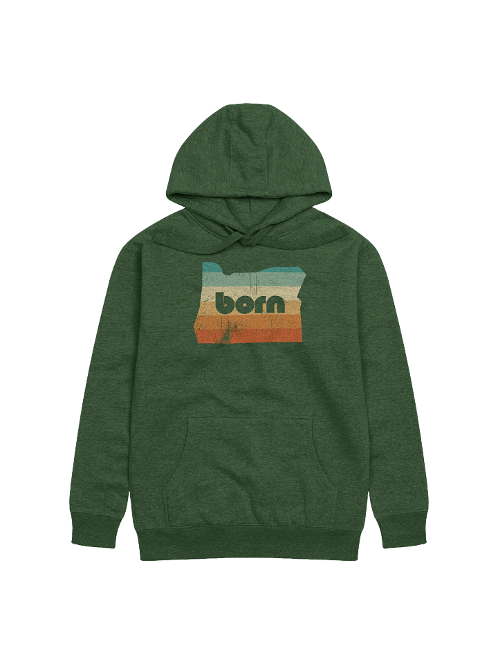 Vintage Colors Oregon Born Hoodie product image (1)