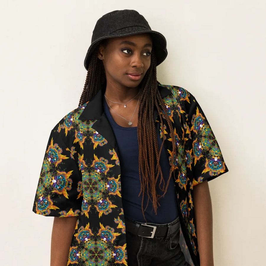 Kaleidoscope Unisex Button Up Shirt product image (6)