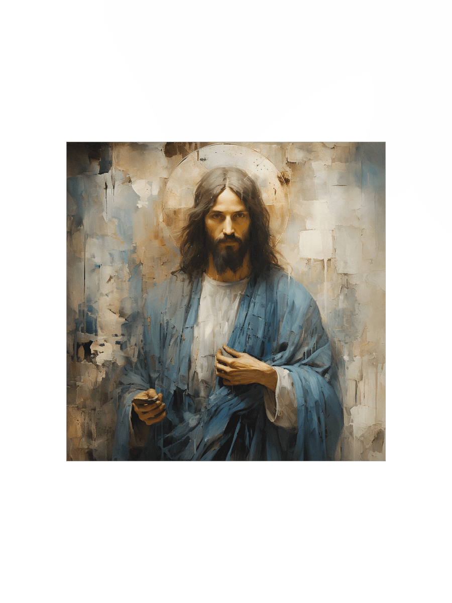 Jesus Christ Inspirational Wall Art Poster | Divine Portrait for Home & Church Decor product image (3)
