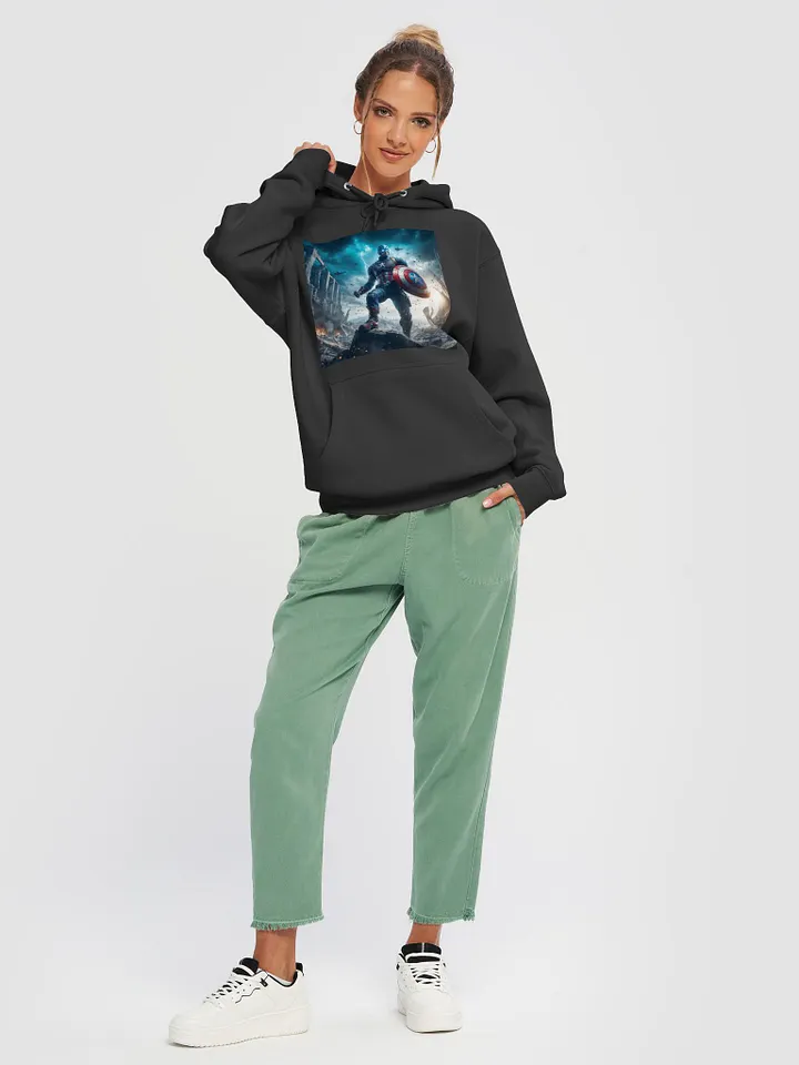 Captain America Premium Unisex Pullover Hoodie [Frontside Print] product image (2)