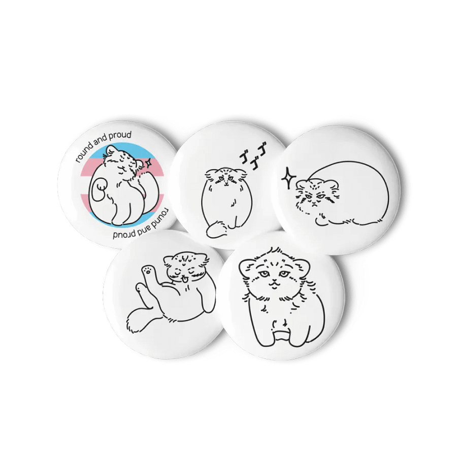 Pride Manul Pin Set - Transgender product image (11)