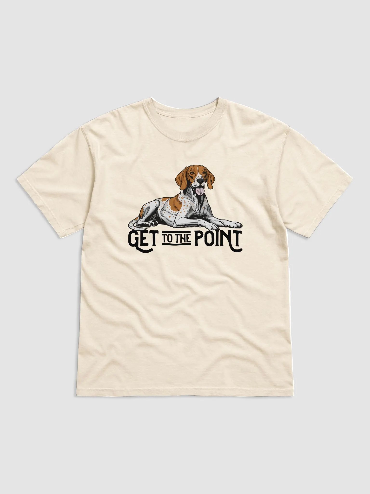 Get to the Point T-Shirt of an English Pointer (Orange) | Funny T-Shirt for Pointer Dog Paw-rents product image (19)