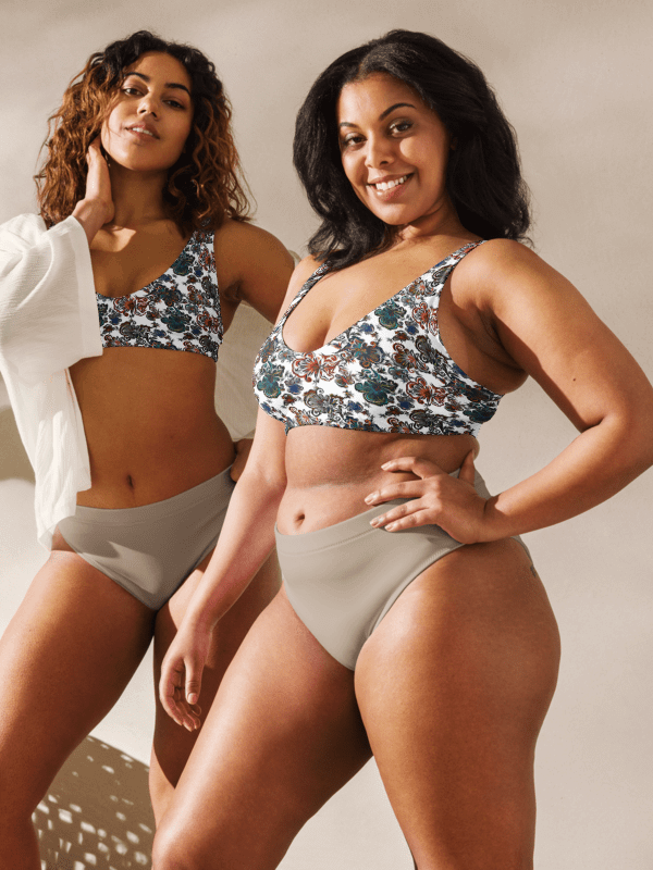 Mysterious Flowers | Recycled Padded Bikini Top product image (5)