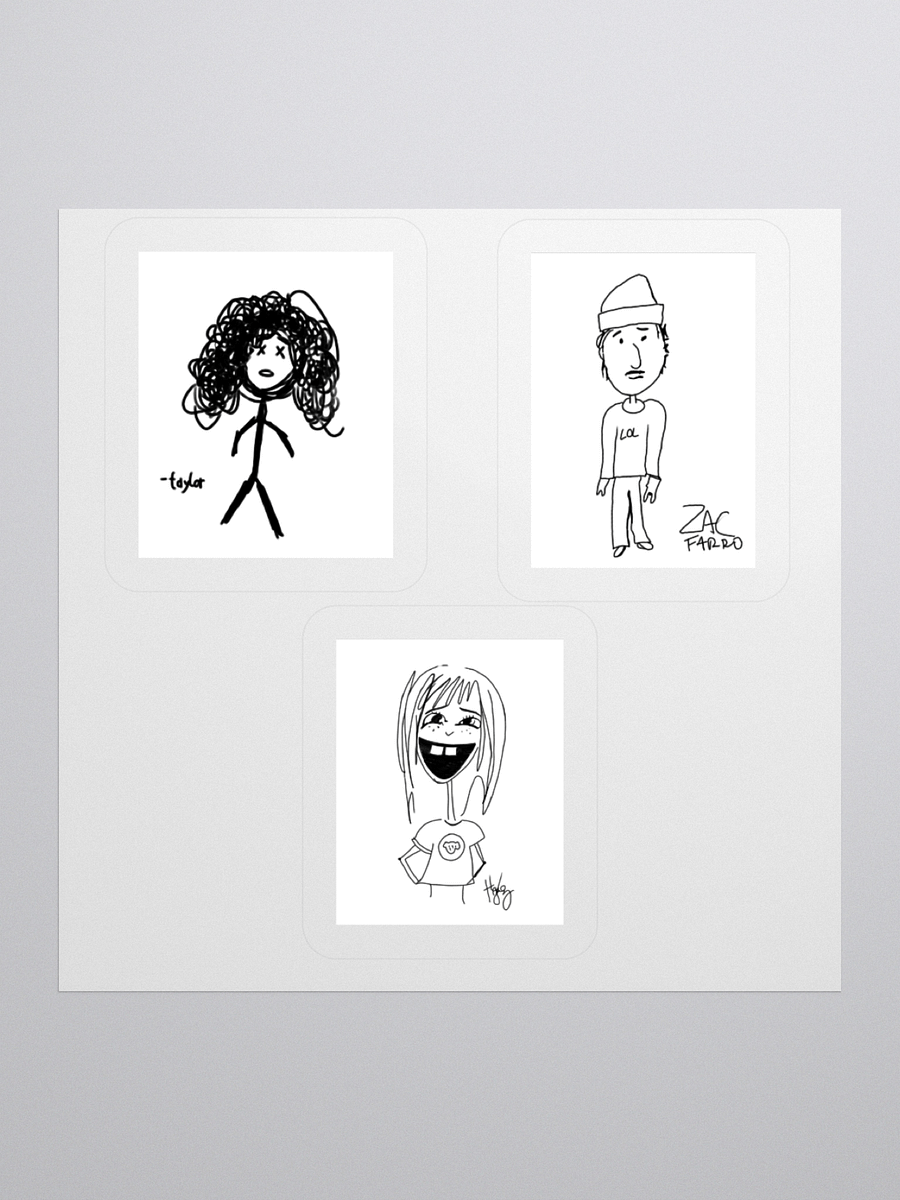 pmore doodle stickers! product image (1)