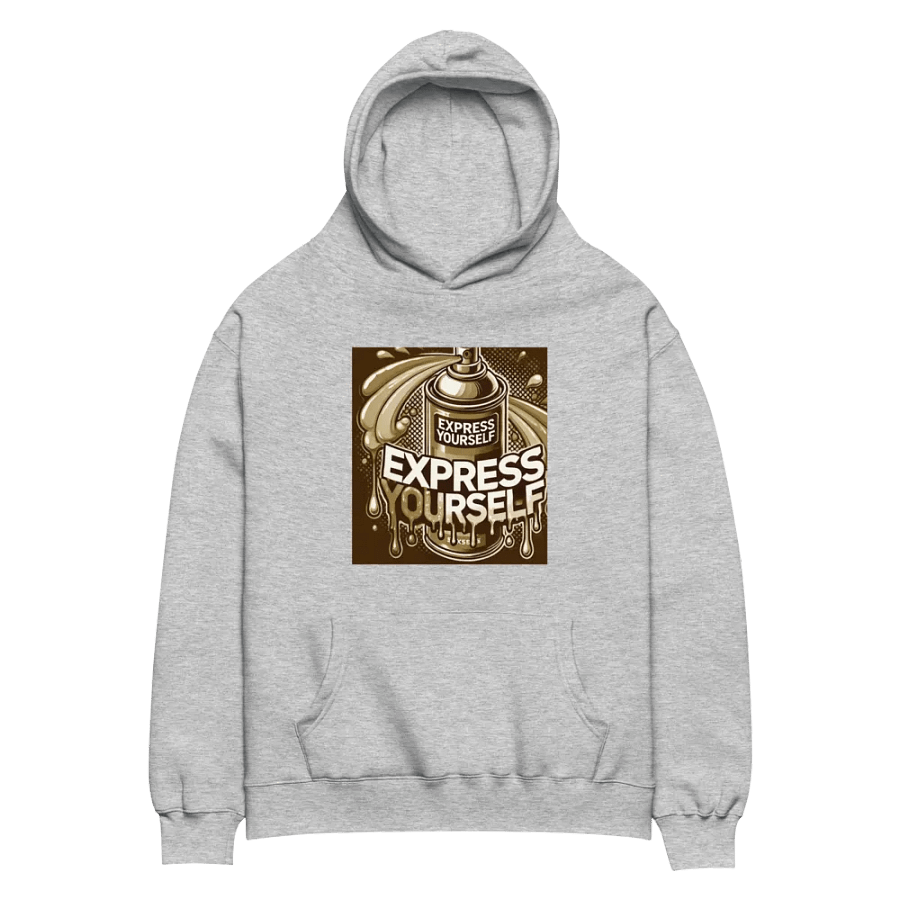 Expressive Splatter Oversized Hoodie product image (2)