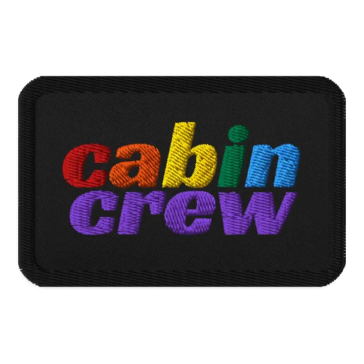 Cabin Crew (Pride Colours) - Embroidered Patch product image (1)