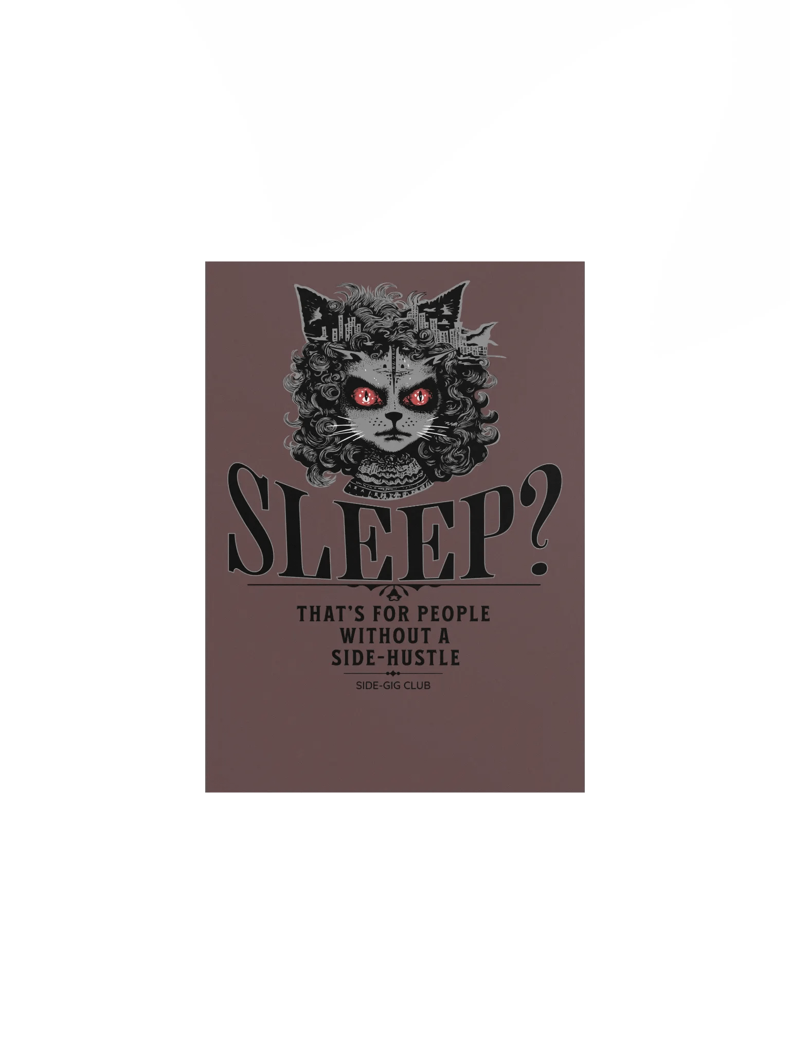 Sleepless Hustle: Wall Art for Side-Gig Warriors (Unframed) product image (2)