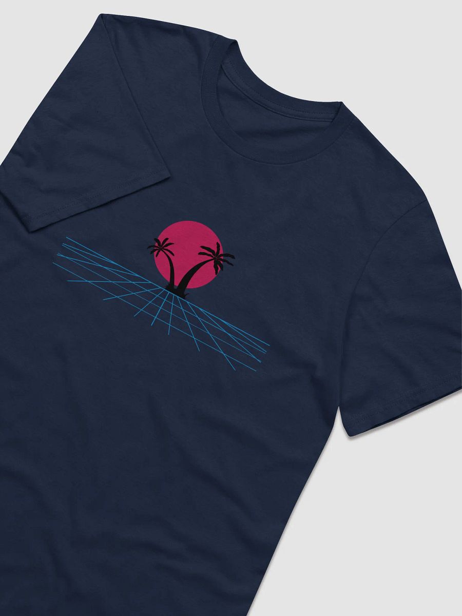Retro-Futuristic Palm Tree Sunset T-Shirt product image (5)