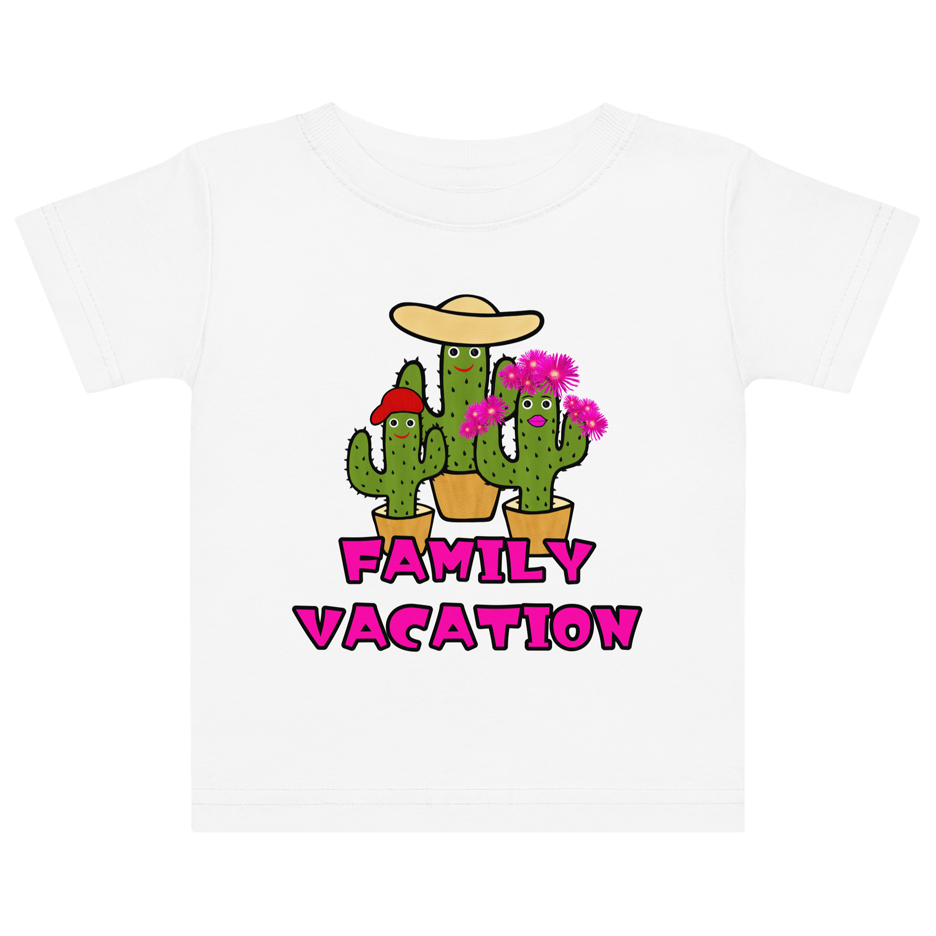 Cactus Family Vacation Baby Jersey T-Shirt product image (11)