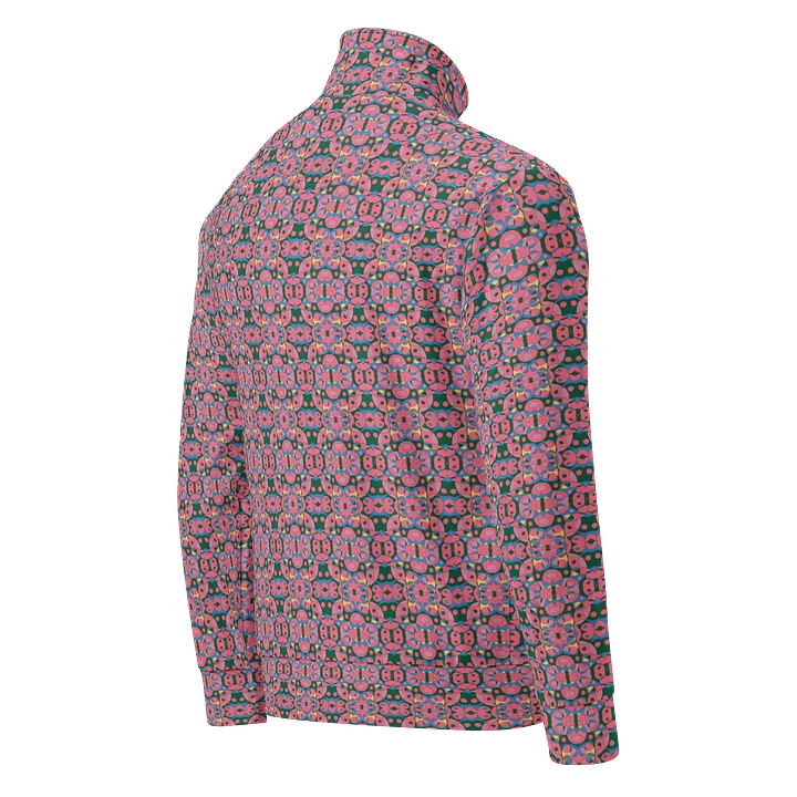 Frosted Petals – Recycled Unisex Track Jacket product image (2)