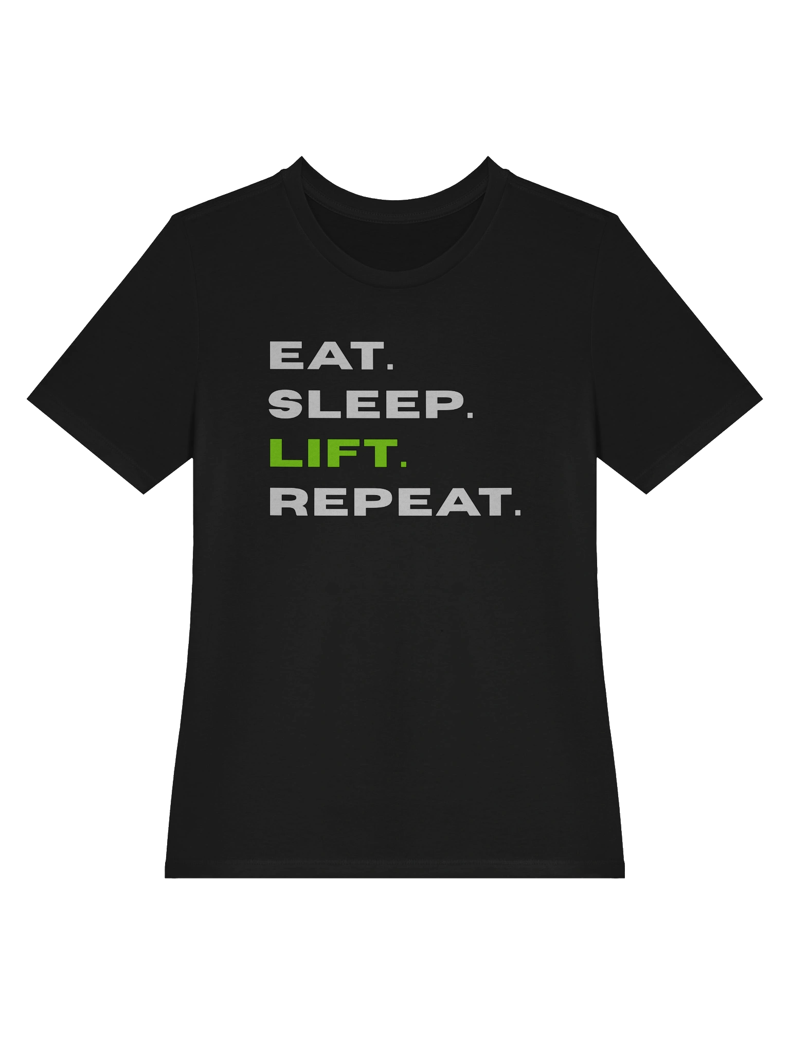 Eat. Sleep. Lift. Repeat. Women's Relaxed-fit Tee product image (3)