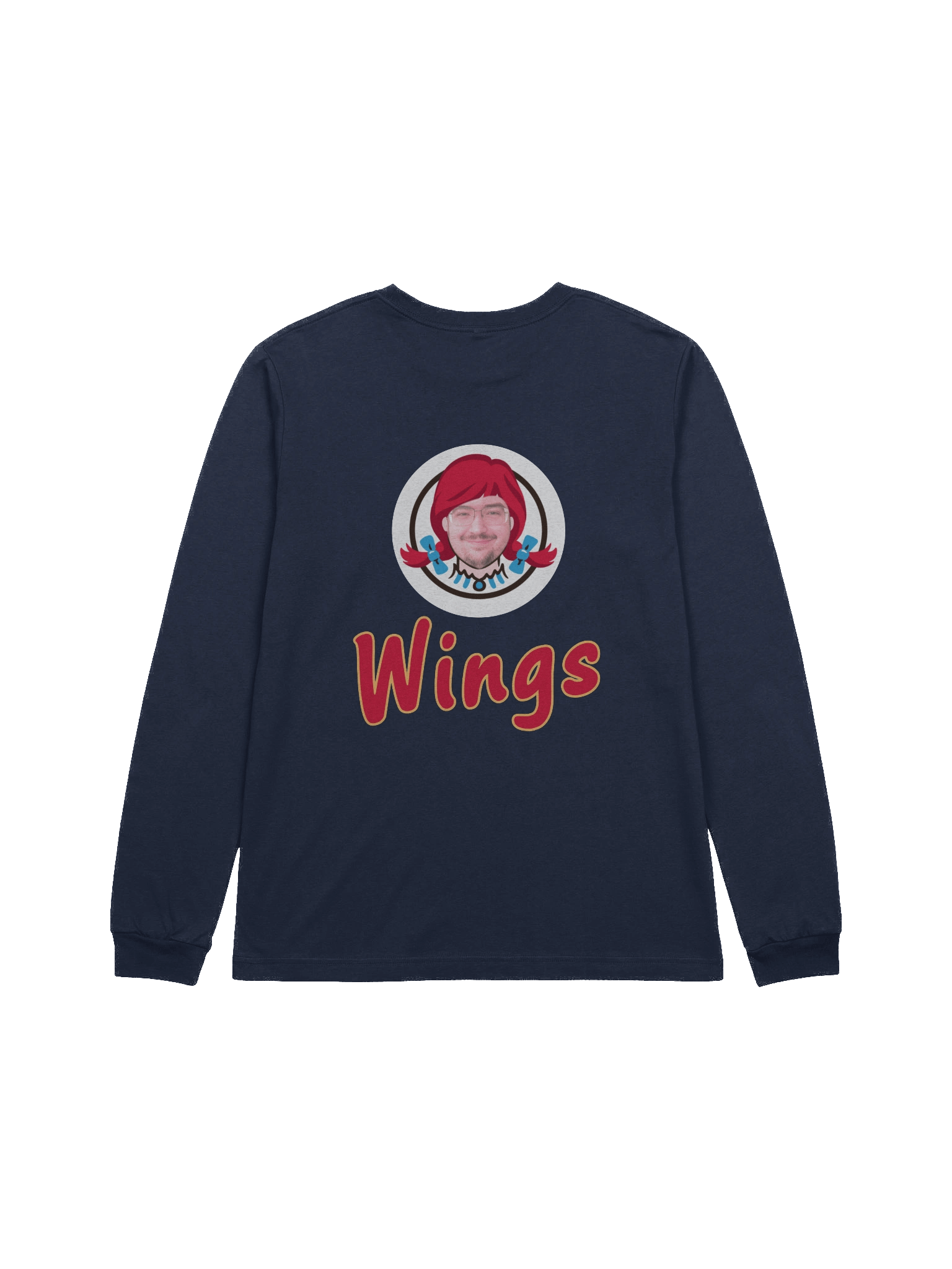 [WOR Shop] Wings Chili - Unisex Long Sleeve Graphic Shirt [White logo] product image (1)