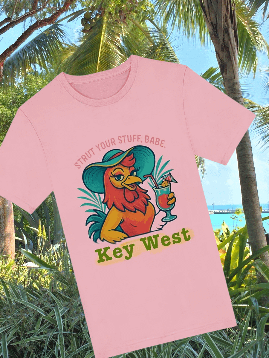 Key West Strut Your Stuff, Babe Ultra-Soft Rooster Tee product image (1)