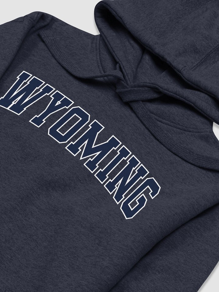 Wyoming Vintage Varsity Unisex Premium Hoodie product image (2)