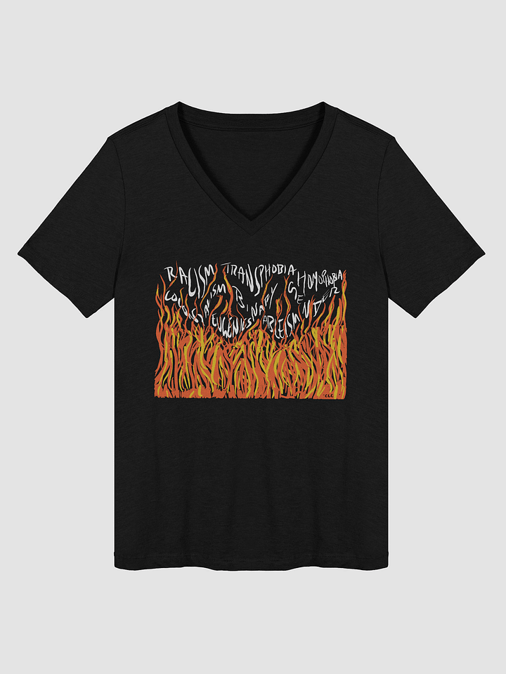 Burn The Big Ones Down V-Neck tee product image (2)