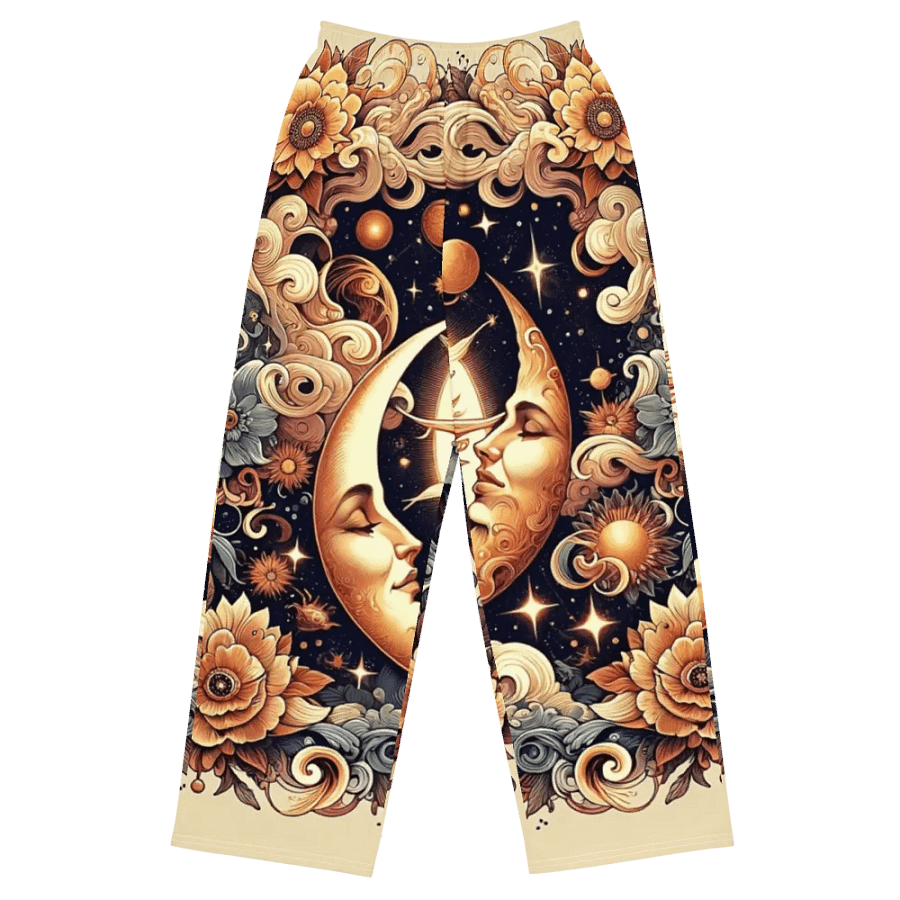 All-Over Print Unisex Wide-Leg Pants product image (2)