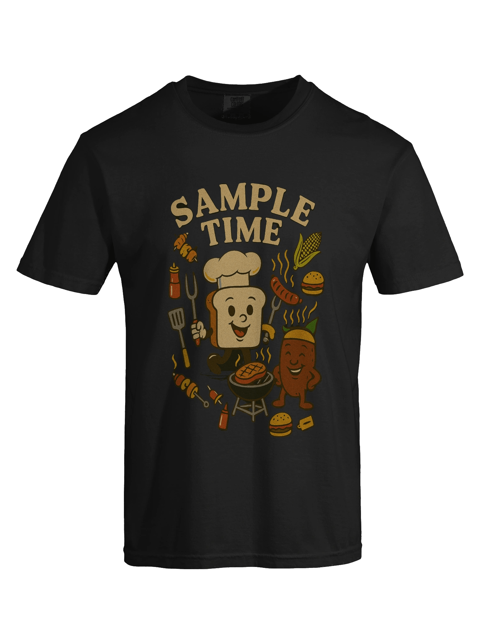 BBQ Bonanza Cartoon T-Shirt product image (57)