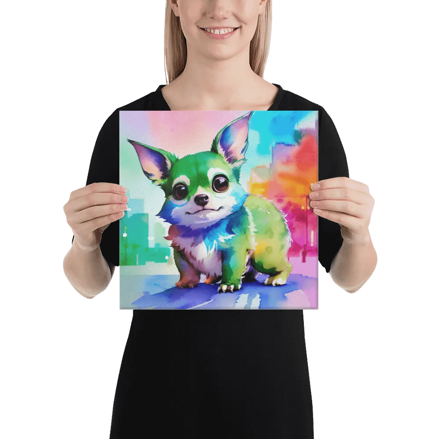 Cute Dog Digital Painting - v14 product image (2)