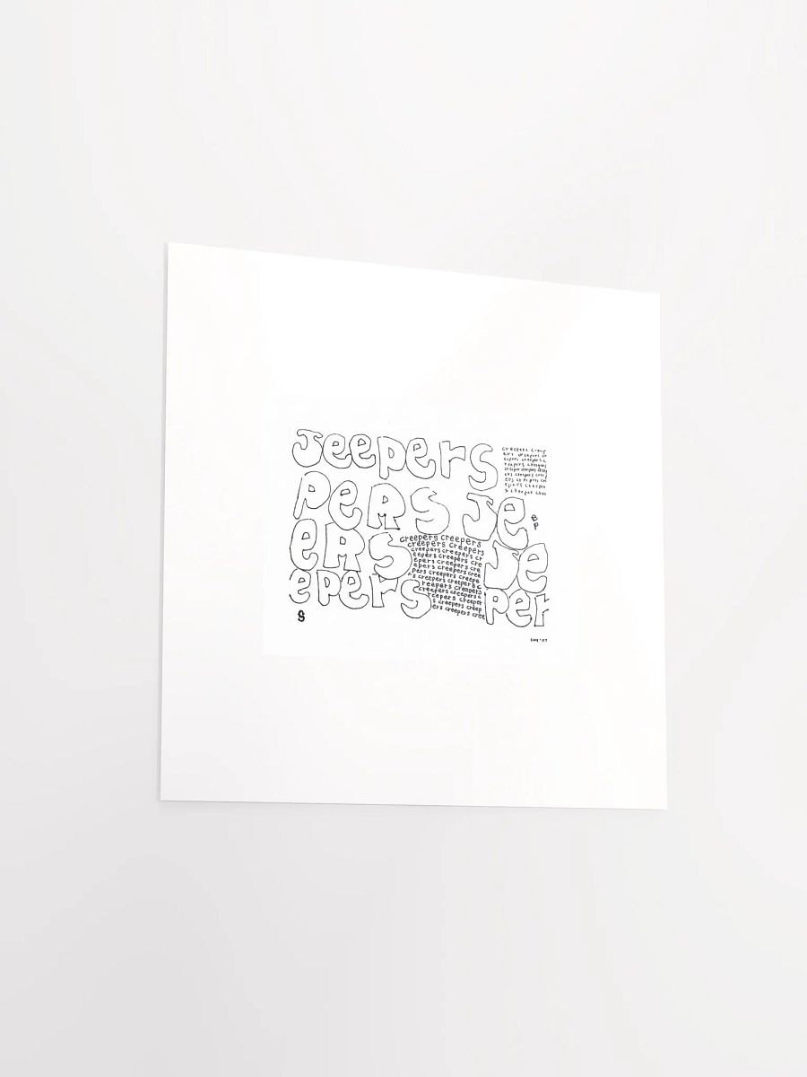 jeepers creepers panel card print product image (3)