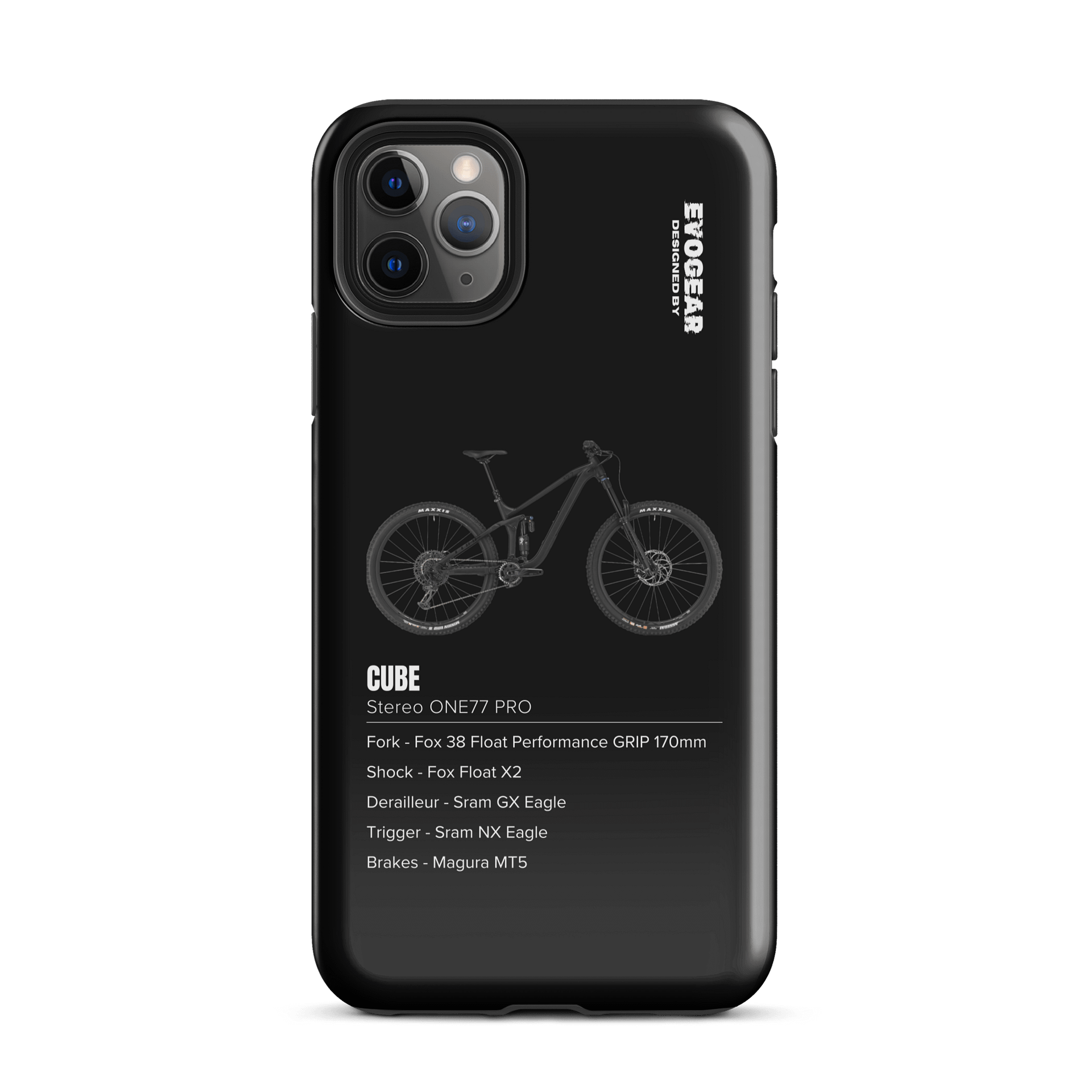Black CUBE Stereo ONE77 PRO iPhone Case product image (2)