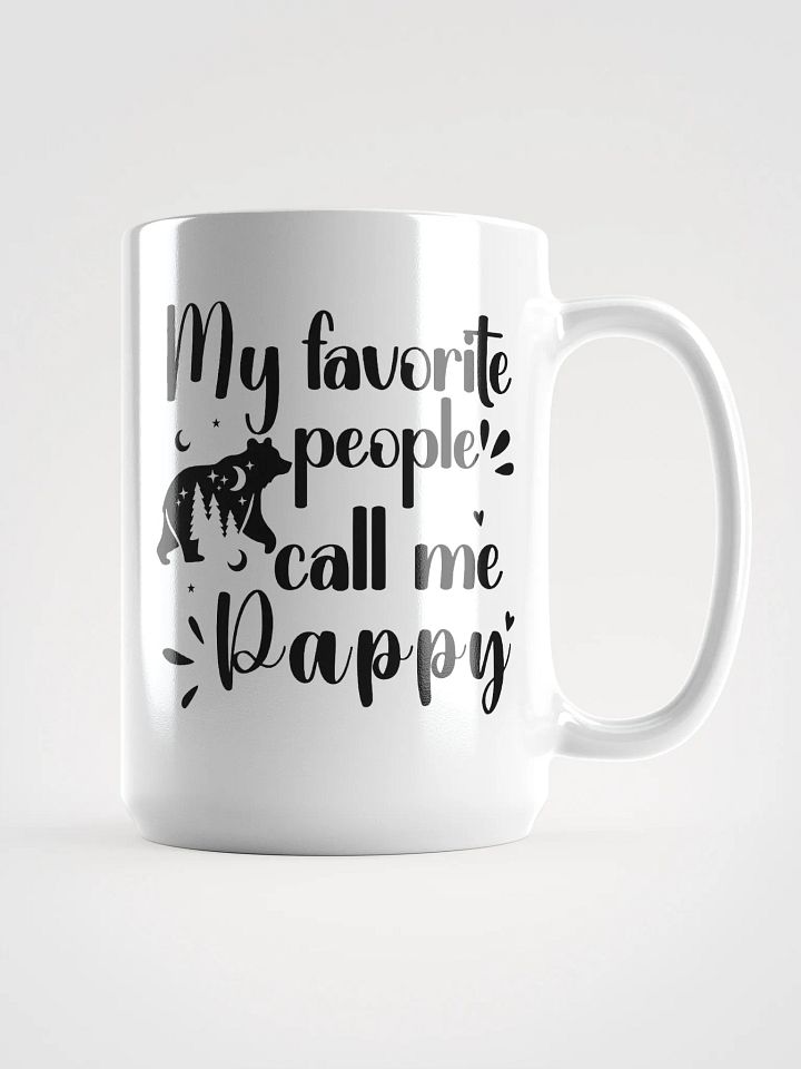 My Favorite People Call Me Pappy, Grandpa White Ceramic Mug product image (1)