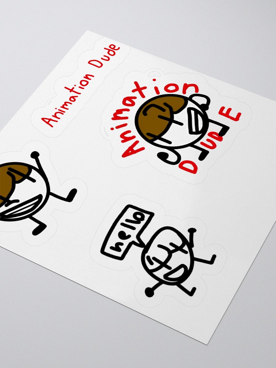 animation dude sticker sheet product image (3)