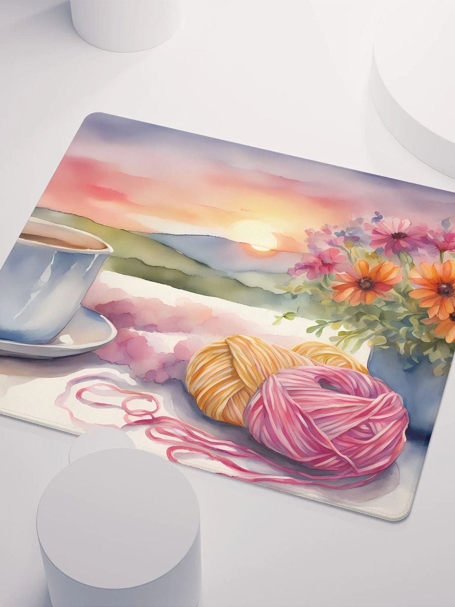 A Cup of Tasty at Sunrise, Gaming Mouse Pad, 2 Sizes product image (3)