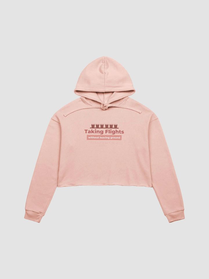 Drinking Around the World Disney: Taking Flights Without Leaving Ground Pink Crop Hoodie product image (1)