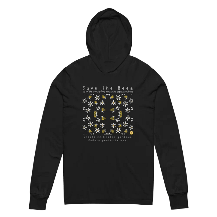 Save The Bees Hooded Bella+Canvas Long Sleeve Bella+Canvas product image (2)