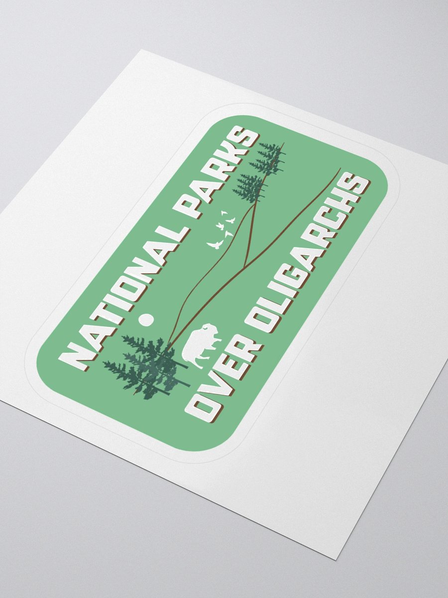 National Parks Over Oligarchs - Green product image (3)