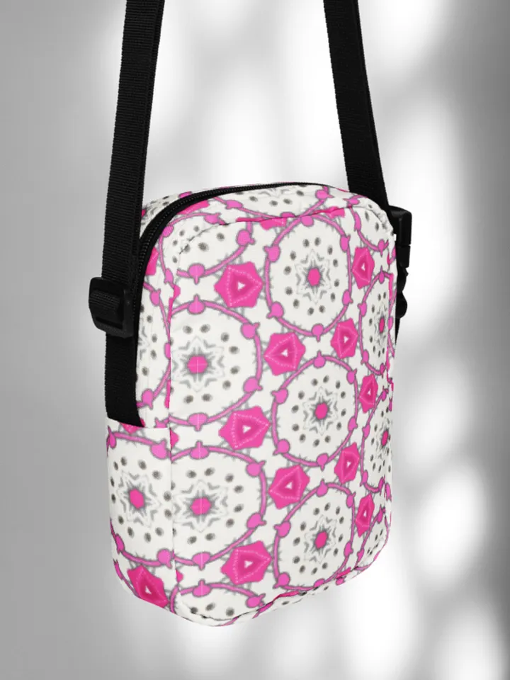 Symmetric Pink Geometric Crossbody Bag product image (2)