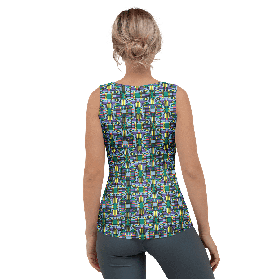 Whimsical Circus Tent – All-Over Print Women’s Tank Top for Yoga and Workout product image (2)