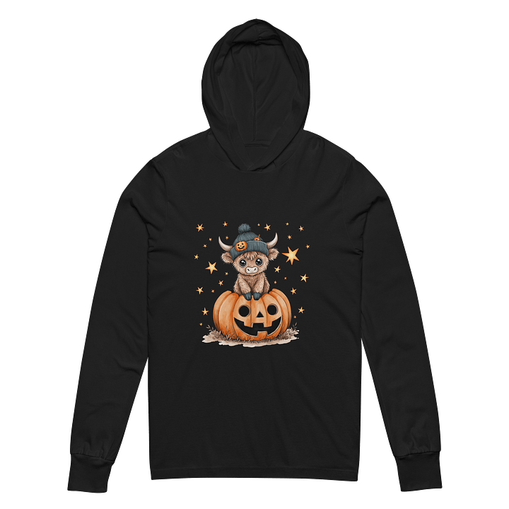 Pumpkin Cute Cow Halloween Hoodie product image (2)
