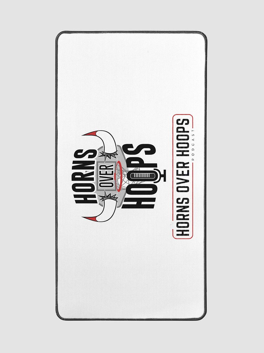 Horns Over Hoops Desk Mat product image (2)