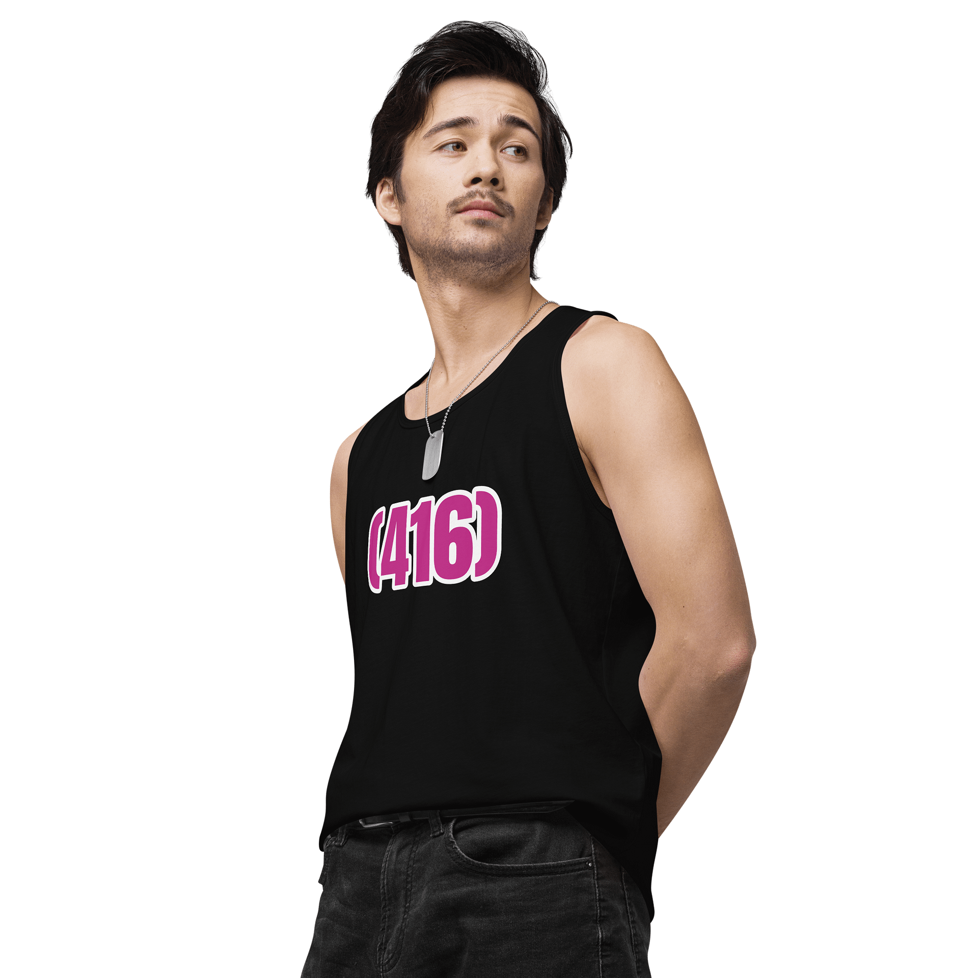 Bold Pink 416 Men's Tank Top product image (4)