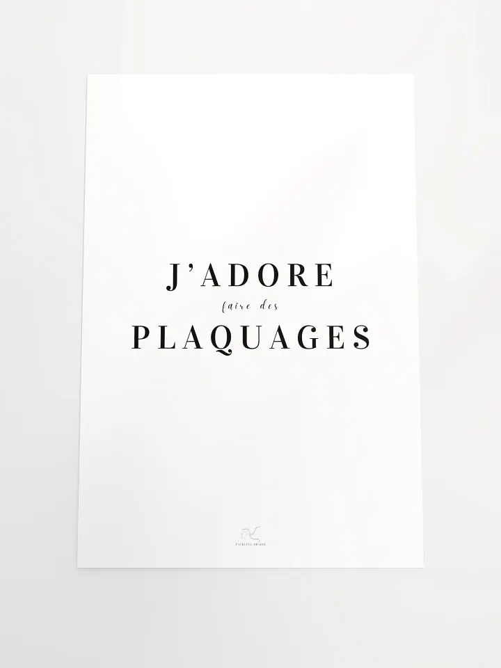 PLAQUAGES <3 Poster product image (1)
