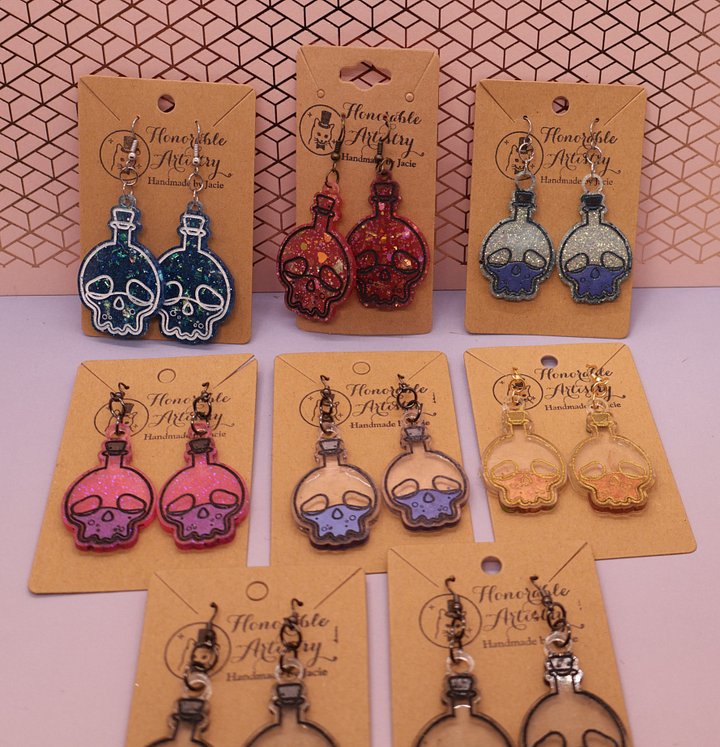 Poison Bottle Earrings product image (2)